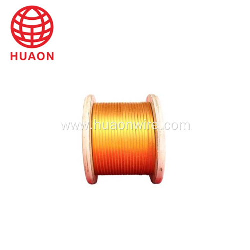 insulation double glassfiber winding flat wire